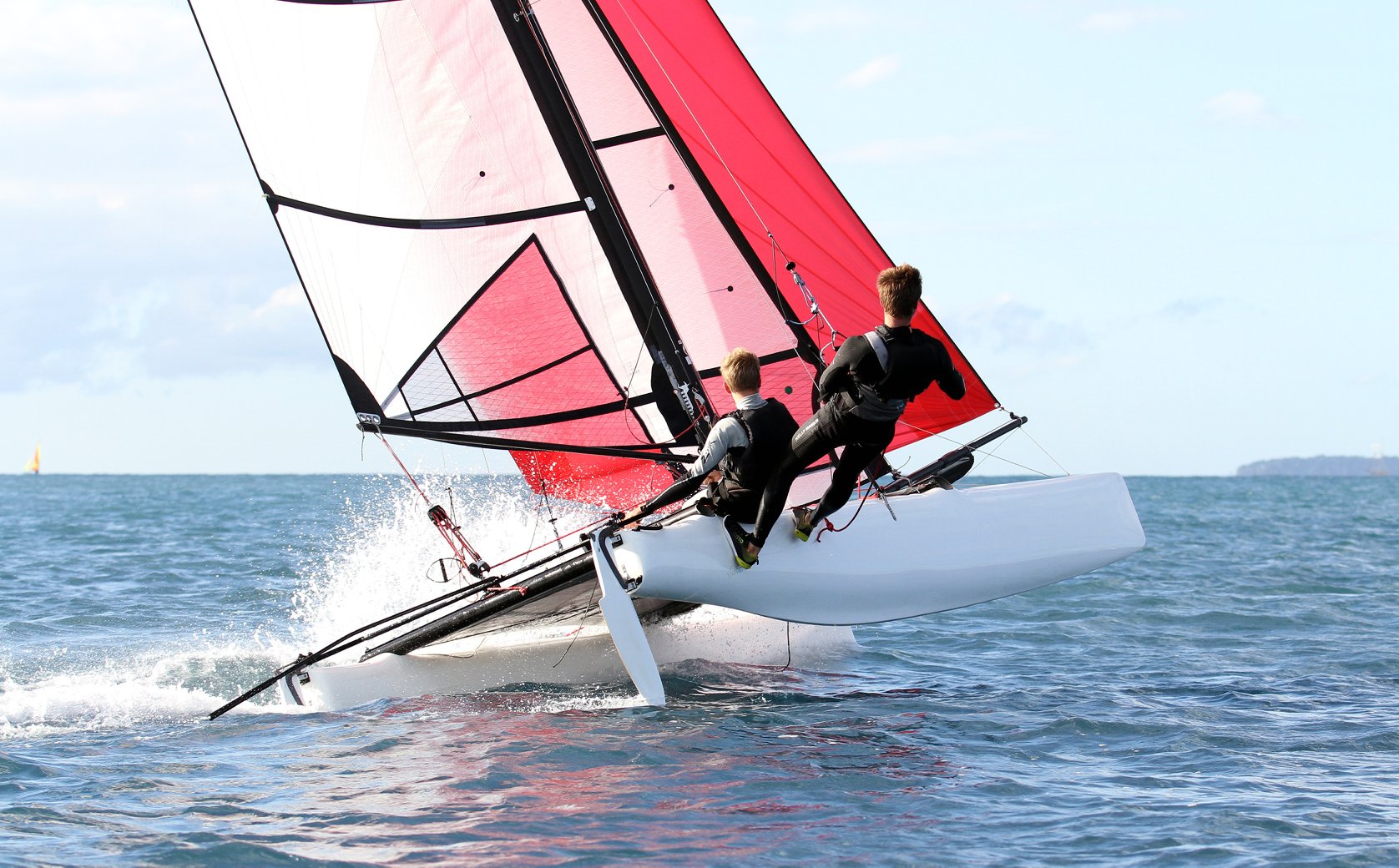 stage de voile en catamaran