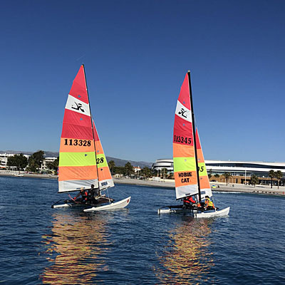 ecole de voile catamaran habitable